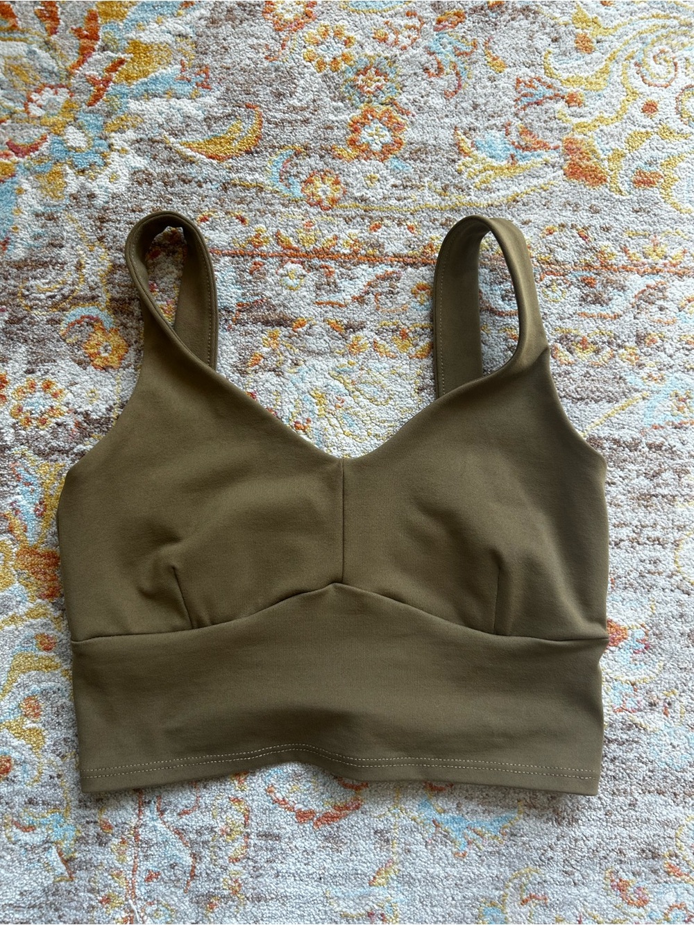Live The Process Crystal Tank Bra, Ermine, size S